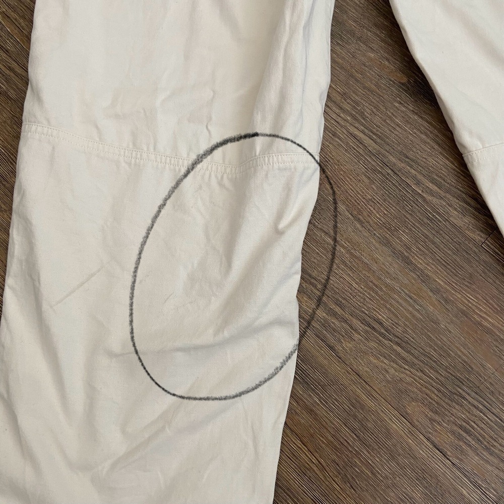 Kith High‎ Rise Utility Chino Straight Leg Cream Pants Size 27 - Picture 8 of 10